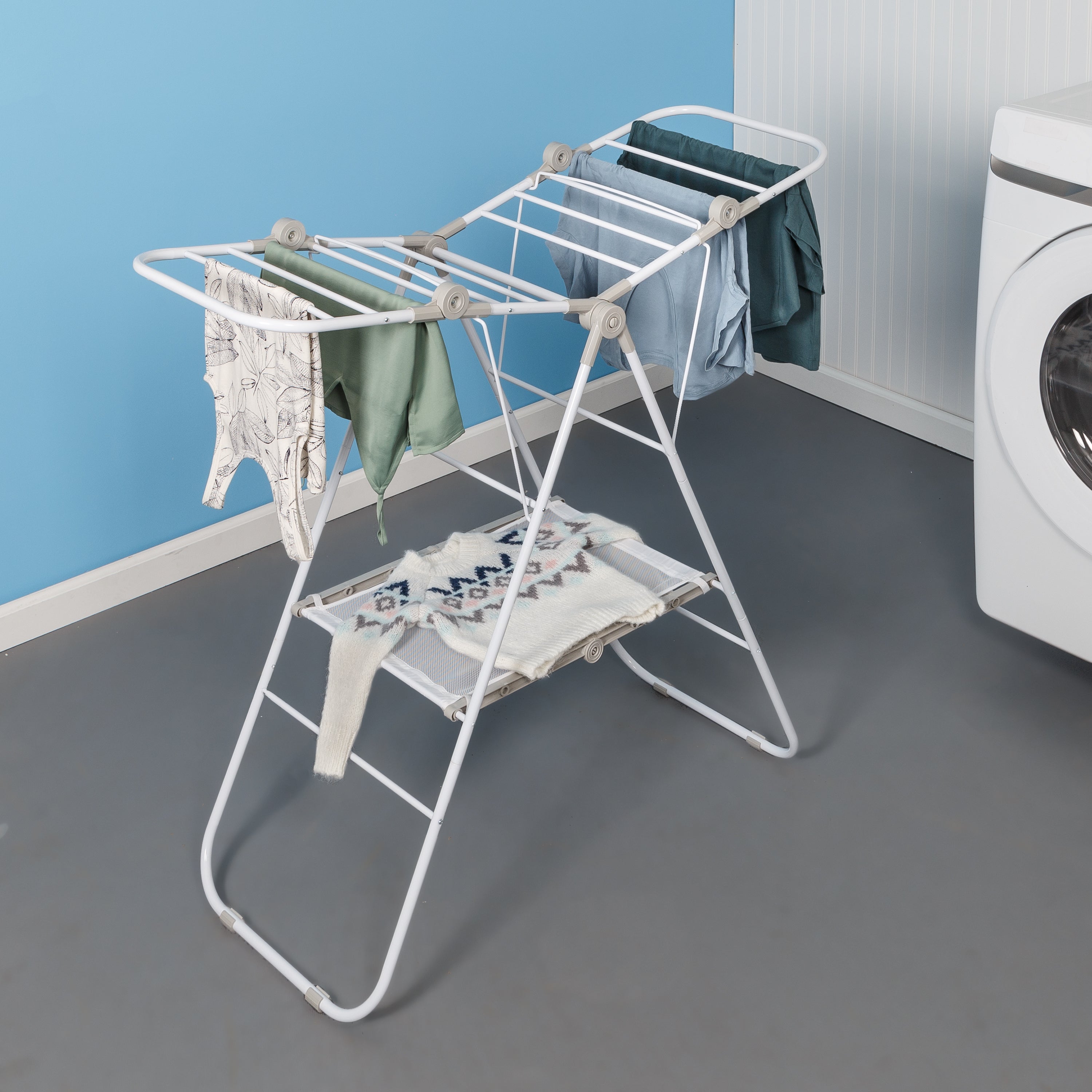 10 Space-Saving Drying Racks for Small Spaces  Laundry room drying rack, Drying  rack laundry, Diy clothes drying rack