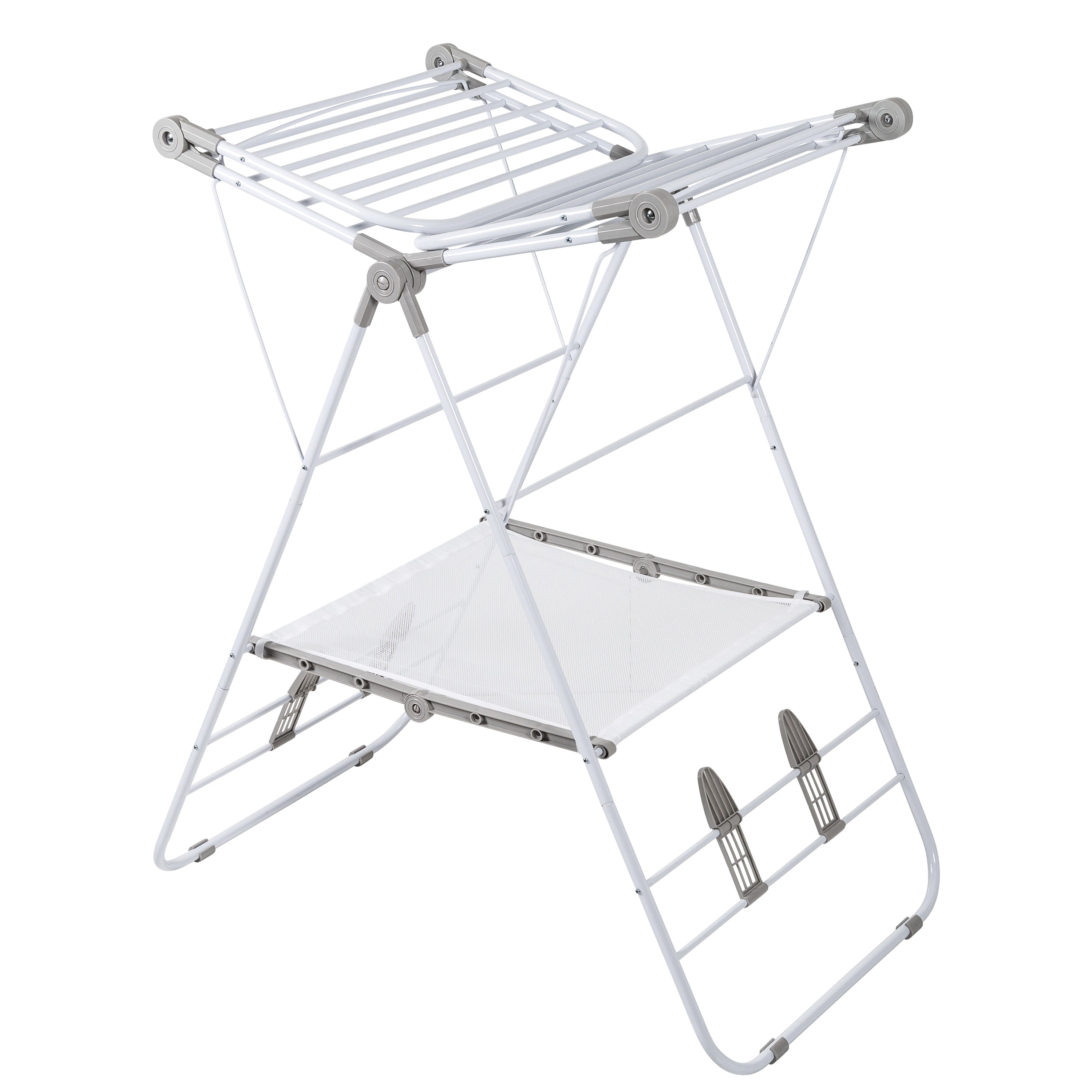 Wall Mounted Clothes Drying Rack - Heavy Duty (Made in Usa) - Small