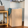 Natural Resin Square Laundry Hamper with Handles
