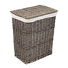 Gray Split Willow 7-Piece Woven Storage Basket Set