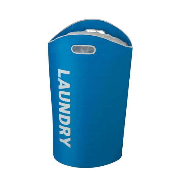 Blue Laundry Hamper with Handles