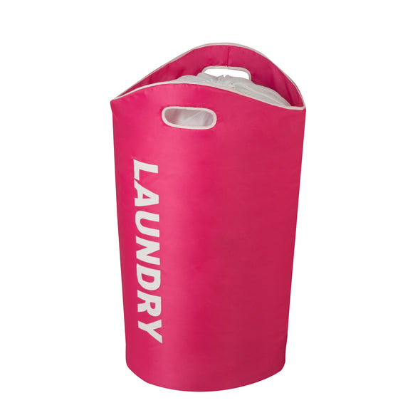 Pink Laundry Hamper with Handles