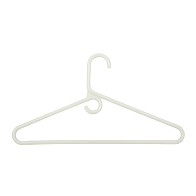 Honey-Can-Do HNG-01178 Super Heavyweight Hangers, 3-Pack, White, 86-Gram,  Large