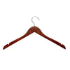 Cherry Finish Wood Shirt Hangers (20-Pack)