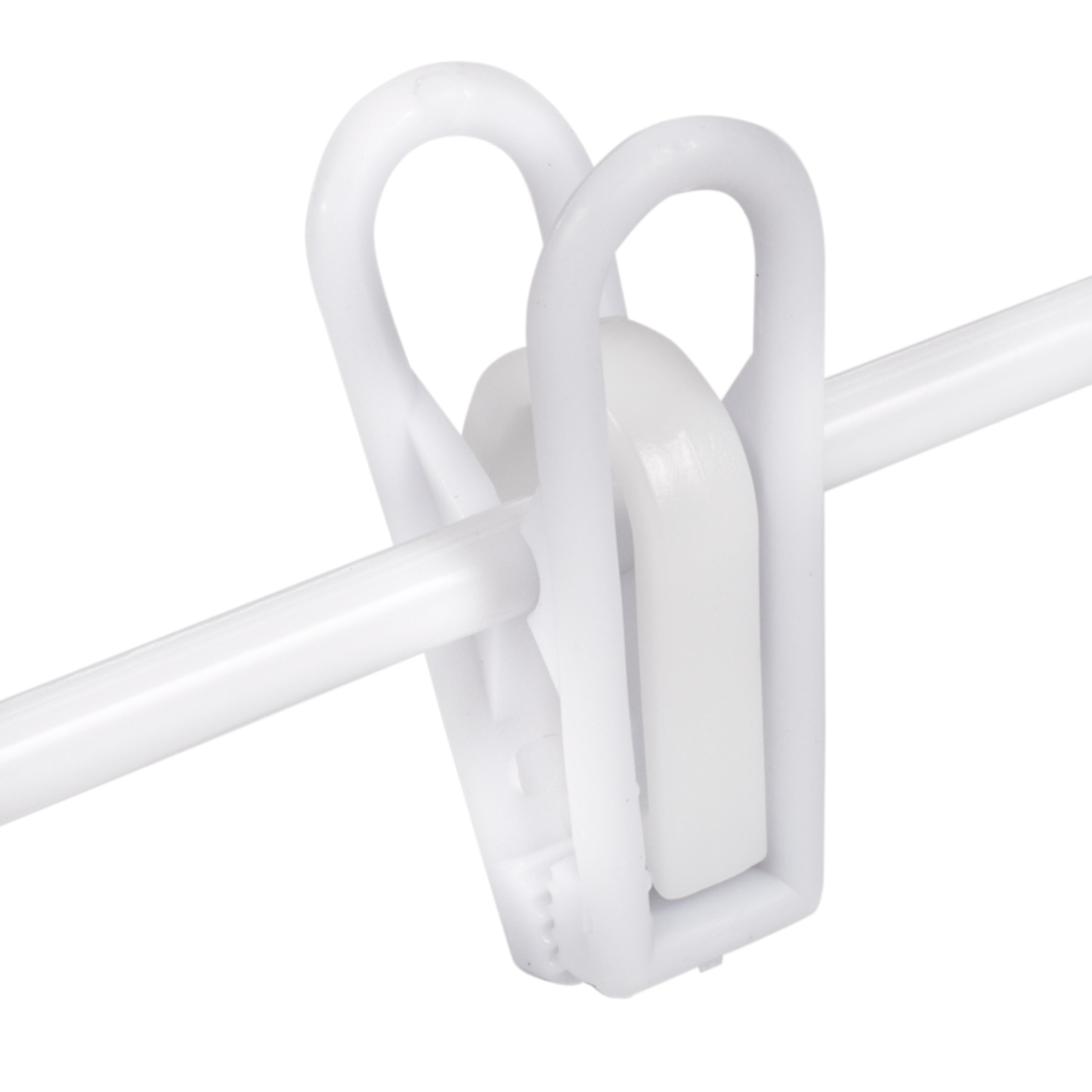 Honey-Can-Do Kids White Clothes Hangers with Clips (18-Pack)