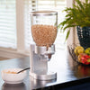 Silver 17.5-oz Cereal Dispenser with Portion Control