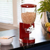 Red 17.5-oz Cereal Dispenser with Portion Control