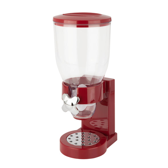 Red 17.5-oz Cereal Dispenser with Portion Control