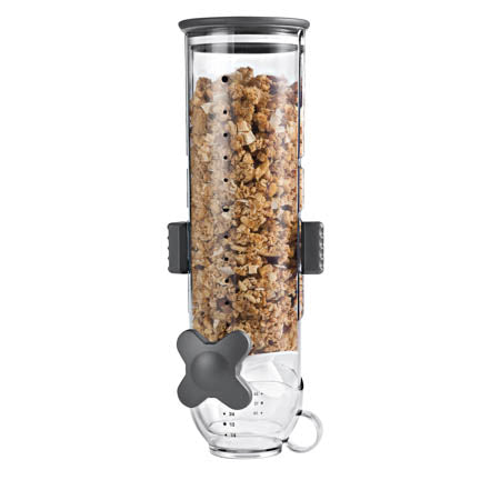 Clear Wall Mount Single Cereal Dispenser