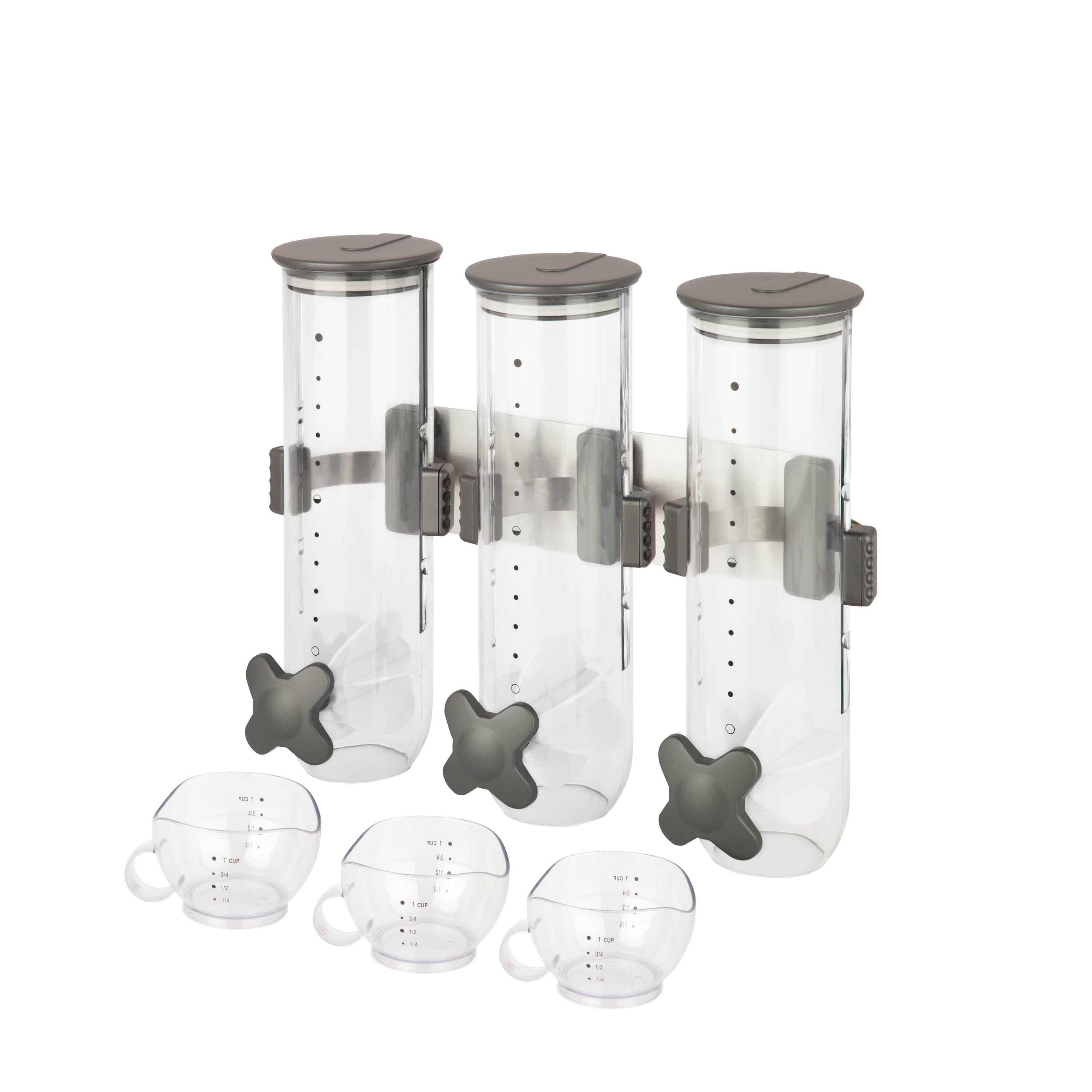 Space Saver Triple Canister Dispenser