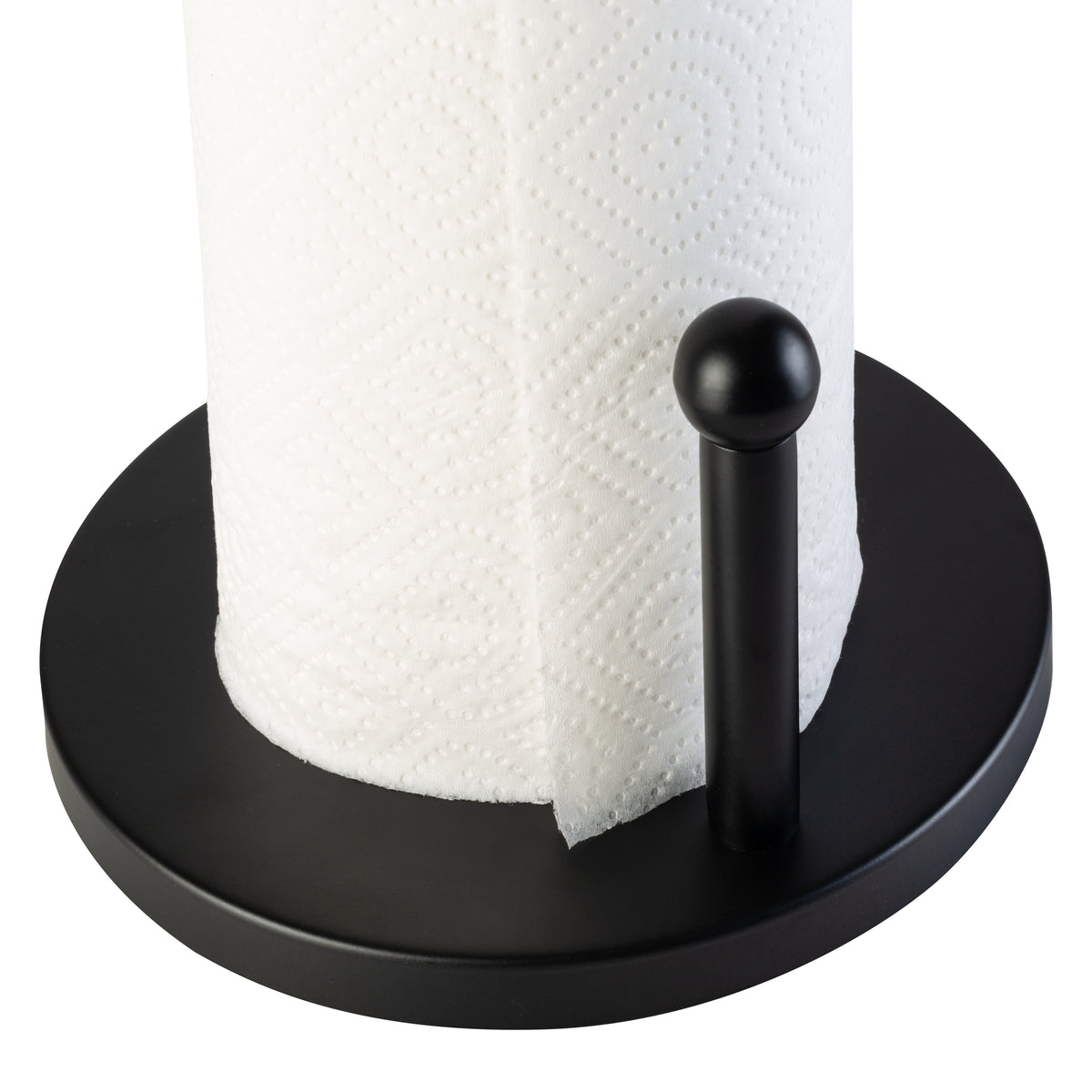 YDC Stainless Steel Paper Towel Holder – Under Cabinet Mount, No Drill Adhesive Or Screw Install