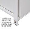 White Metal 2-Drawer Cabinet Organizer