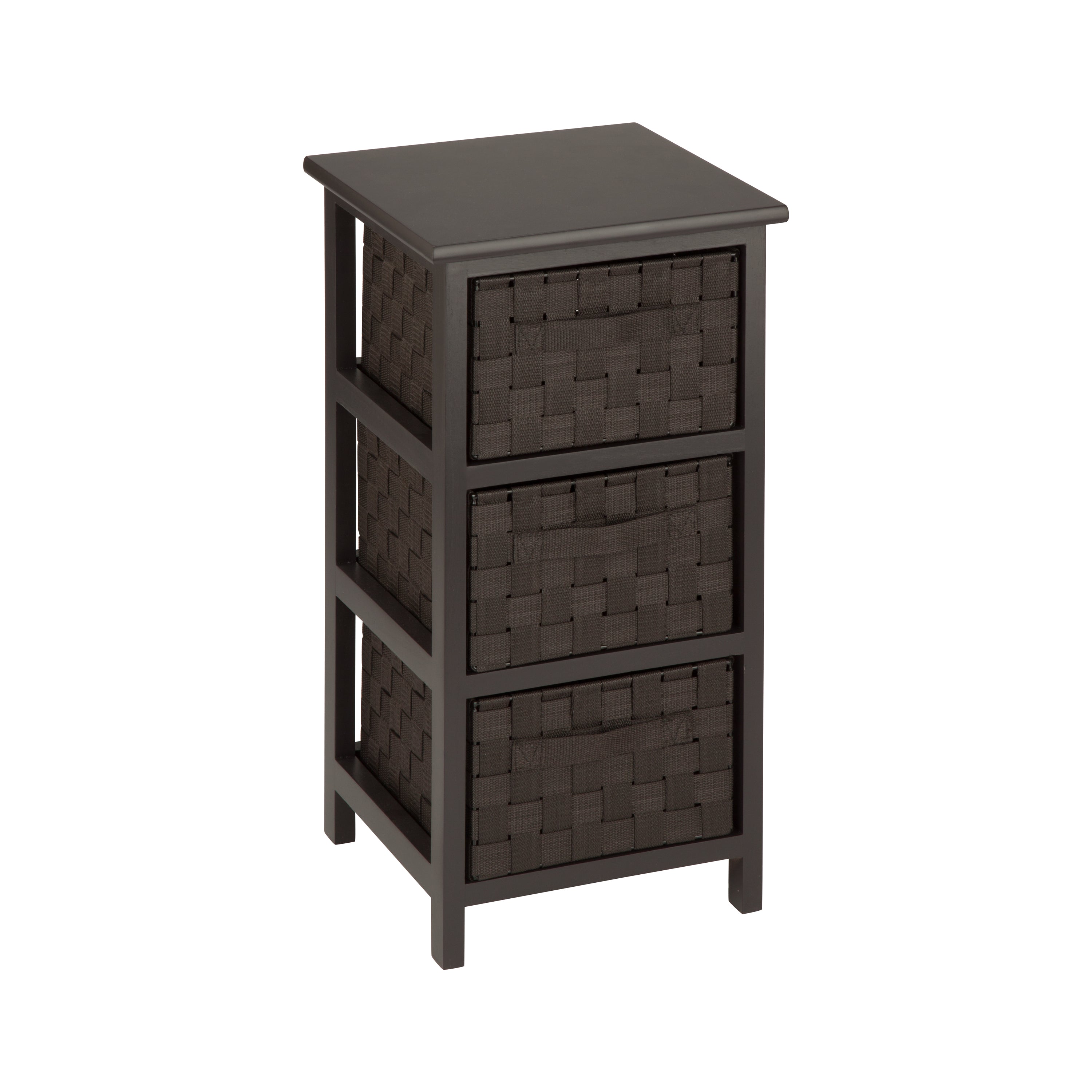 5 Drawers Chest, Wood Storage Dresser with Wheels, Craft Storage Organizer  and Storage Drawer Office Drawer Unit Espresso 