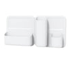 Perch White Magnetic Wall Storage System (5-Piece Set)
