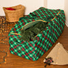 Green Plaid Rolling Tree Storage Bag (Up to 10 Feet)