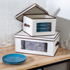 Natural Dinnerware or Closet Window Storage Boxes (2-Pack)