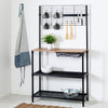 65-inch-bakers-rack-with-cutting-board-and-hanging-storage-black