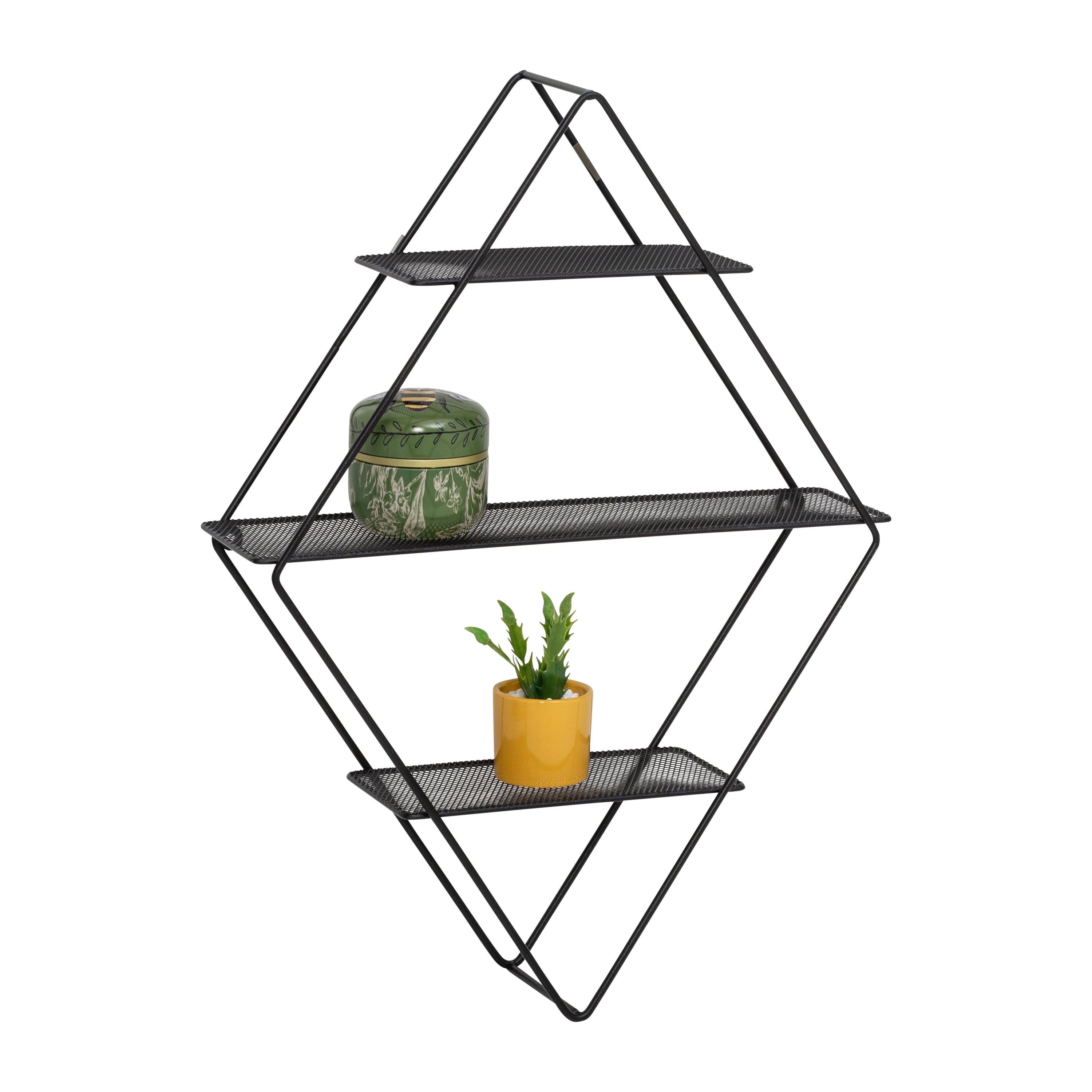 decorative metal shelf