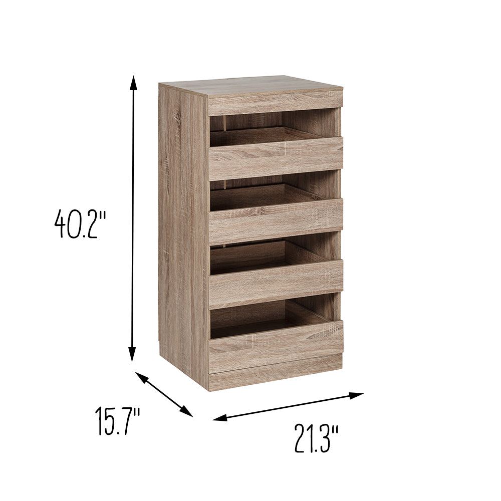 DIY Office Supplies Stackable Drawer Organizer (which slides