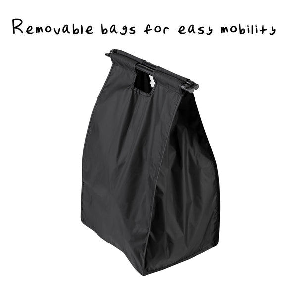 Removable bags for easy mobility