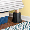 Black 6-Inch Round Bed Risers (Set of 4)