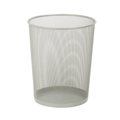 Silver 18L Small Wire Mesh Trash Can (Single or 2-Pack)