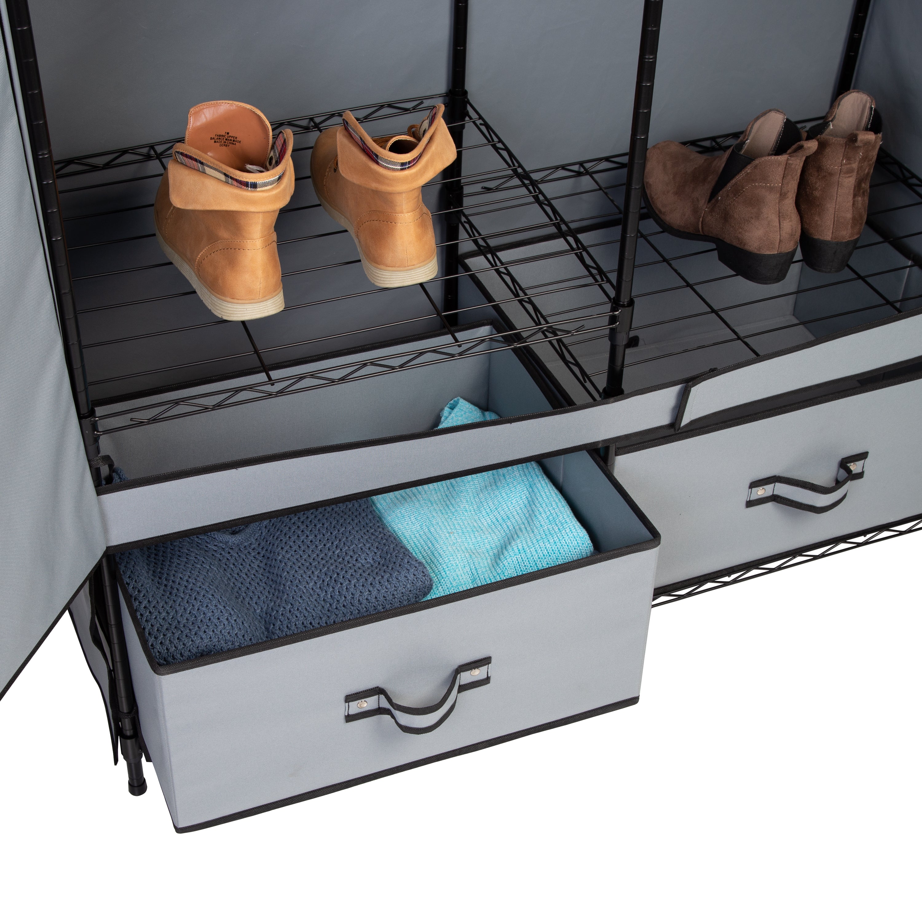 Honey-Can-Do Under Sink Organizer with 2 Drawers Grey  - Best Buy