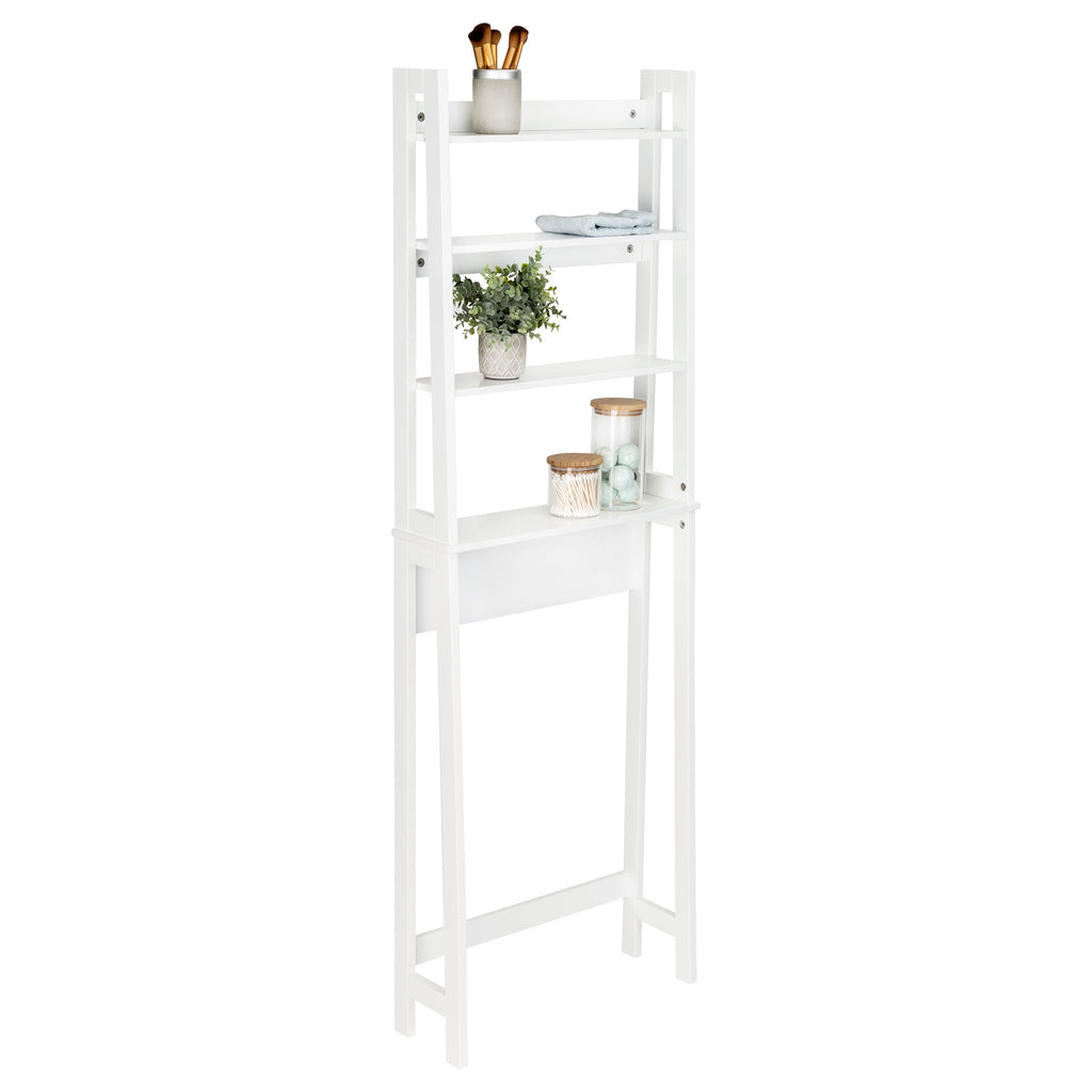 Honey-Can-Do 3-Tier Metal Bathroom Shelf - Chrome Space Saver 9.45x22.83x59.84 Inches