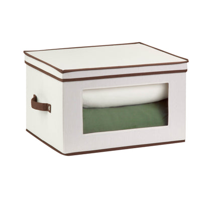 Natural/Brown Stemware or Closet Storage Box (17.75" x 13.5")