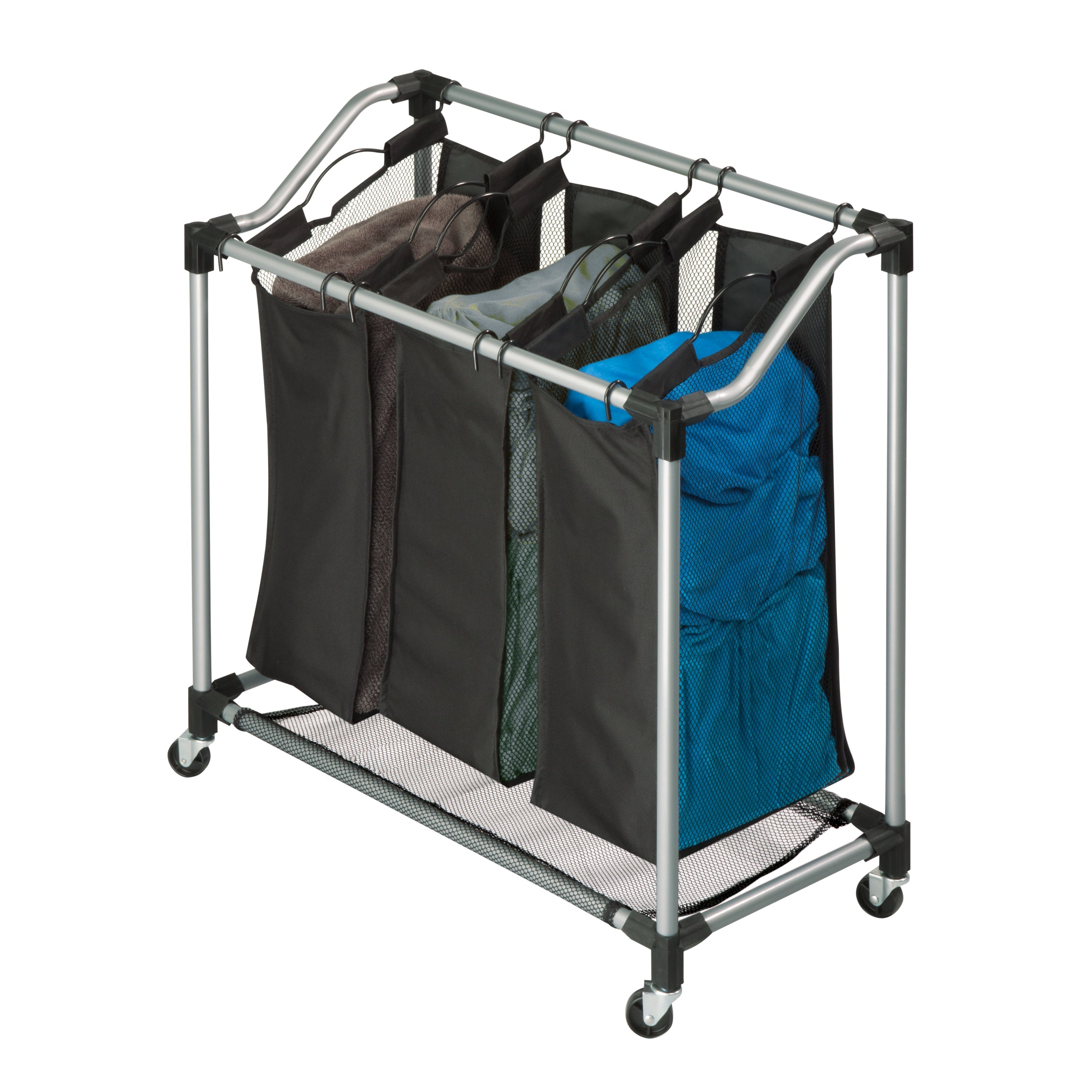 Triple sorter laundry on sale hamper