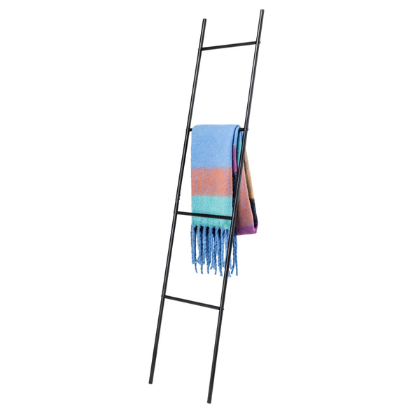 Black Leaning Ladder Rack