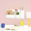 Vertical storage system holds everything from office supplies to kitchen tools